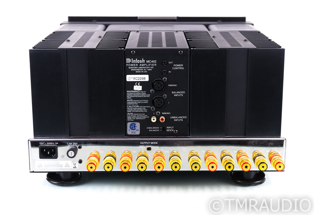 McIntosh MC402 Stereo Power Amplifier; MC-402 (1/2)