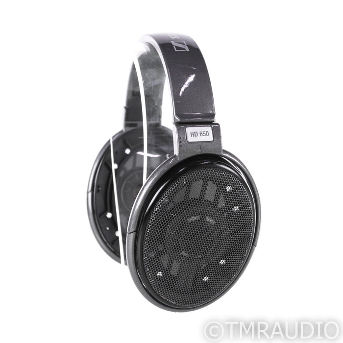 Sennheiser HD650 Open Back Dynamic Headphones; HD-650 (Missing Pads)