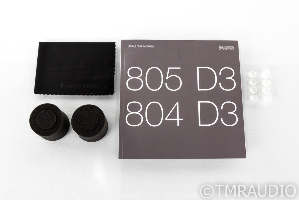 B&W 805 D3 Bookshelf Speakers