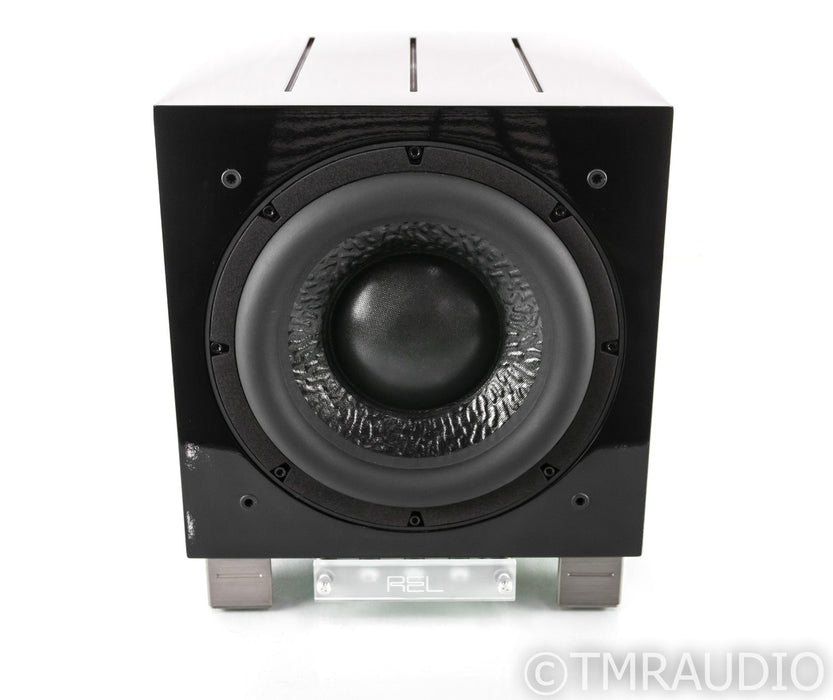 REL R-305 10" Powered Subwoofer; Piano Black; R305