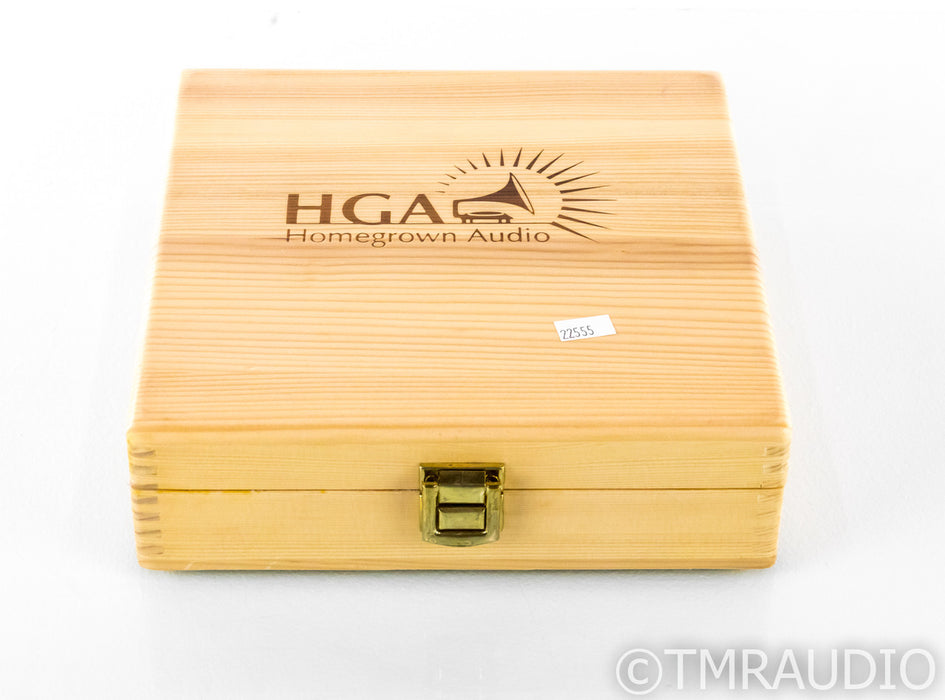 Homegrown Audio Silver Lace RCA Cables; 1m Pair Interconnects (New)
