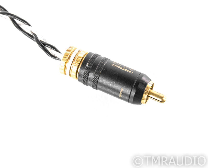 Kimber Kable Silver Streak SE RCA Cables; 1m Pair Interconnects w/ WBT-0147