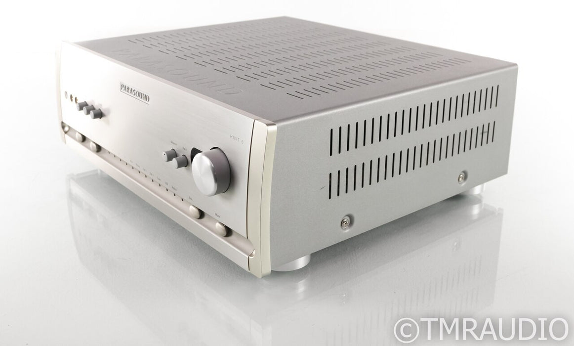 Parasound Halo Hint 6 Stereo Integrated Amplifier; MM / MC Phono; Remote