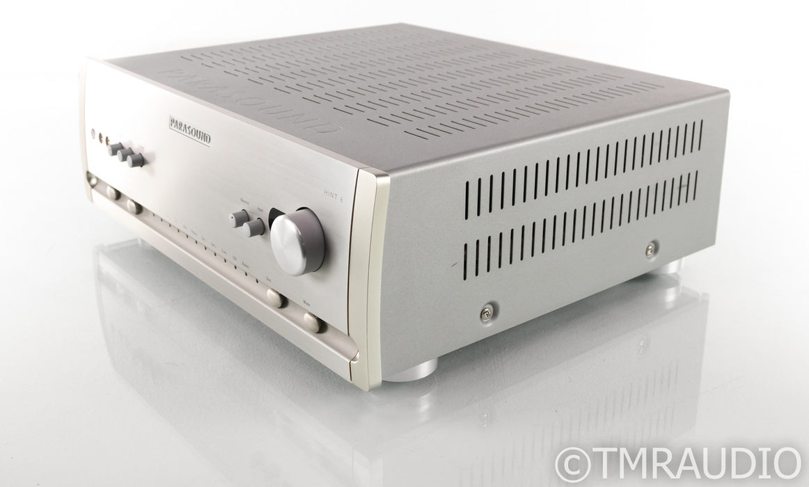 Parasound Halo Hint 6 Stereo Integrated Amplifier; MM / MC Phono; Remote