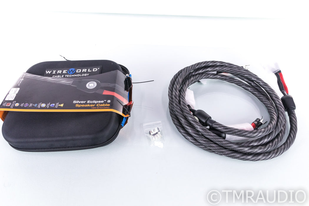 Wireworld Silver Eclipse 8 Speaker Cables; 2.5m Pair