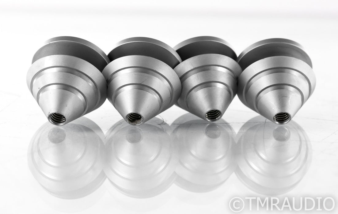 ViaBlue QTC Speaker / Component Spikes; Silver Set of 4 (Missing Spike Tips)