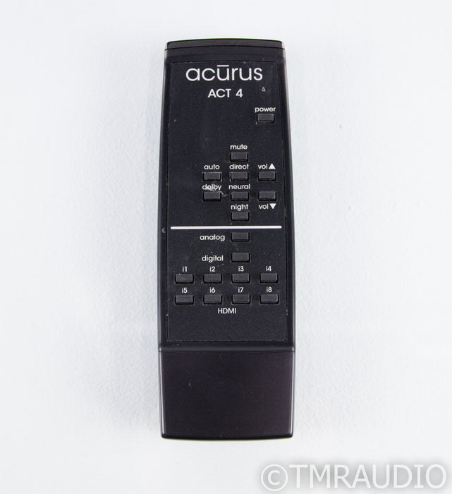 Acurus Act 4 7.1 Channel HD Home Theater Processor; 20 Channels; Atmos; DTS; 4K