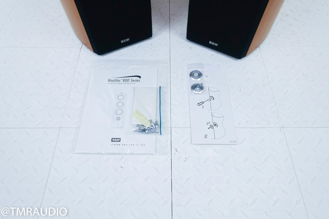 B&W Nautilus 803 Floorstanding Speakers