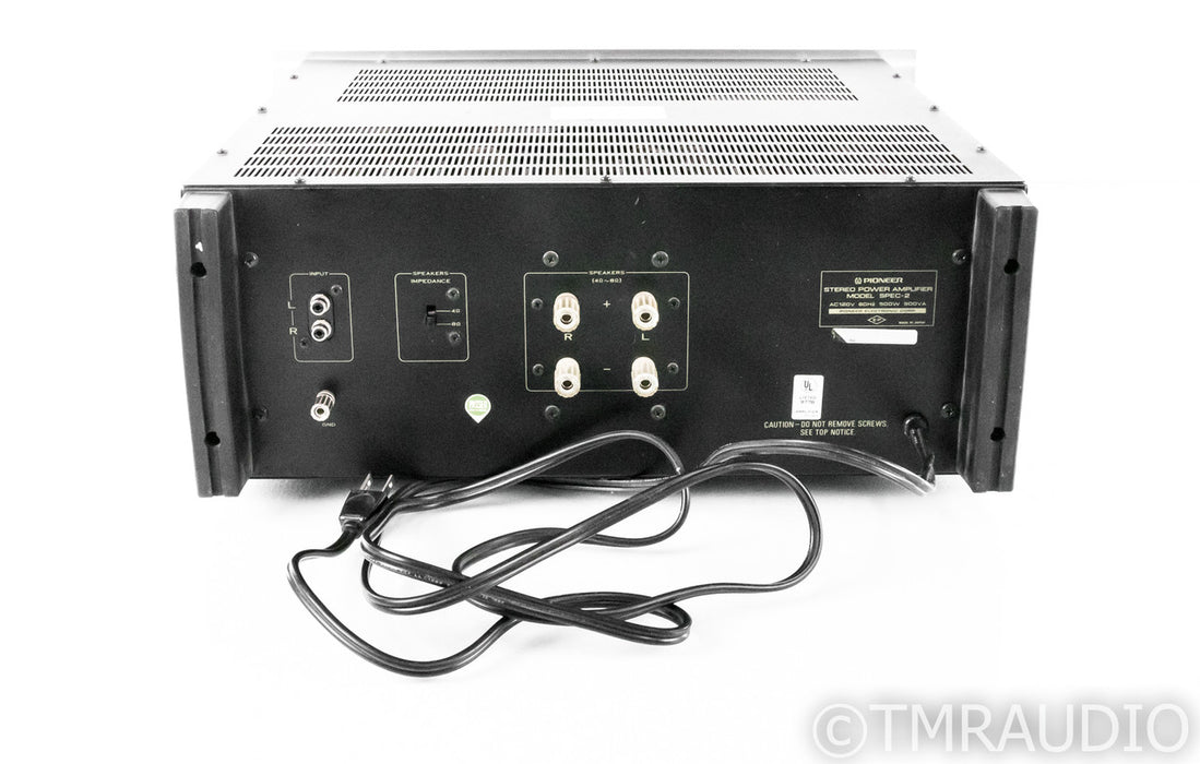 Pioneer SPEC-2 Vintage Stereo Power Amplifier; Spec II; Excellent Condition; Box