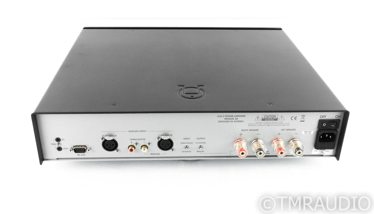 Primare A34.2 Stereo Power Amplifier; A-34.2