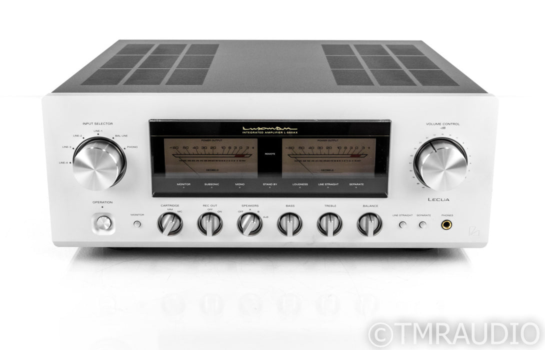 Luxman L-550AX Stereo Integrated Amplifier; L550AX; Remote; MM / MC Phono