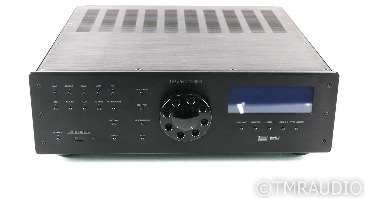 Krell S-1000 7.1 Channel Home Theater Processor; Black; S1000