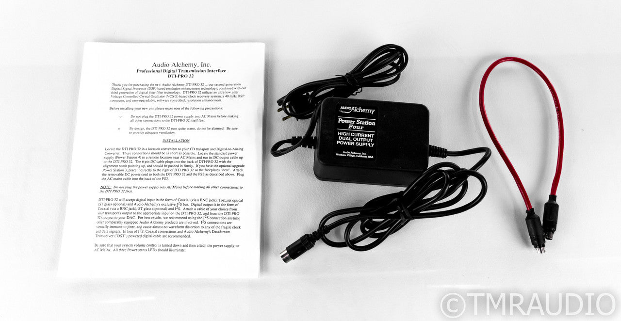 Audio Alchemy Digital Transmision Interface Pro 32 Jitter Filter; D/D Converter