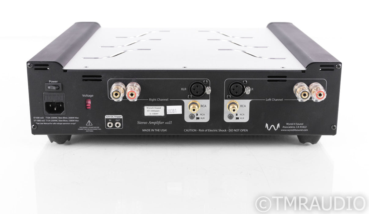 Wyred 4 Sound ST-1000 mkII Stereo Power Amplifier; ST1000 Mark 2