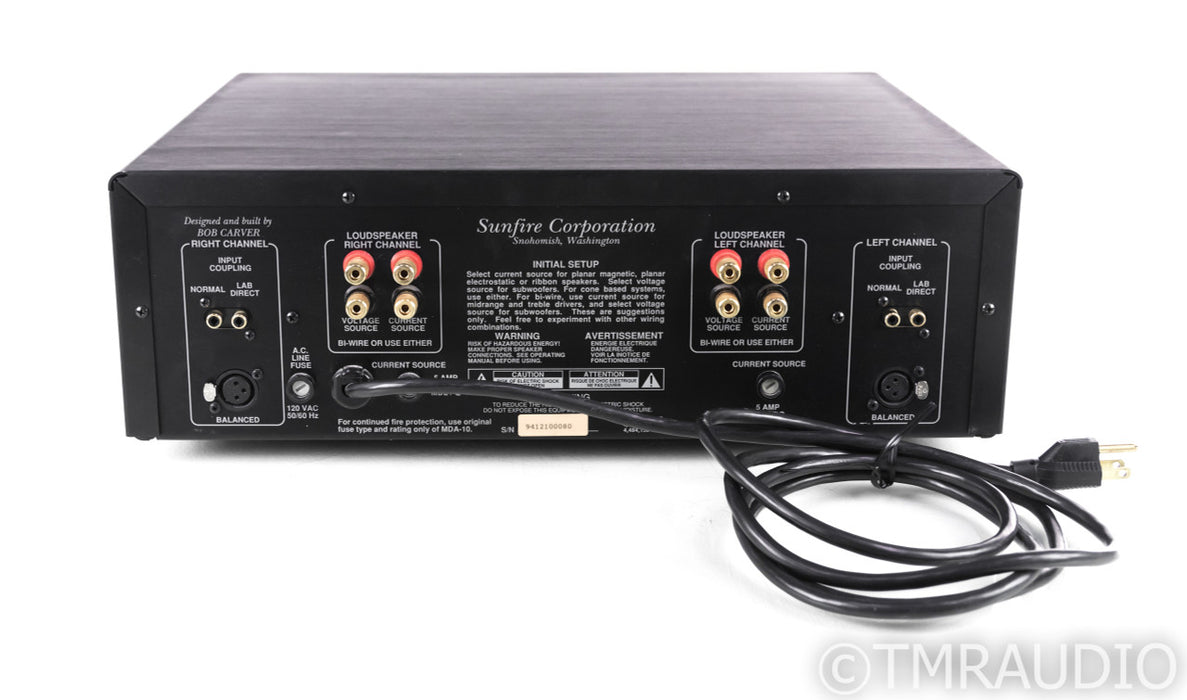 Sunfire Load Invariant Stereo Power Amplifier; Glass Stand