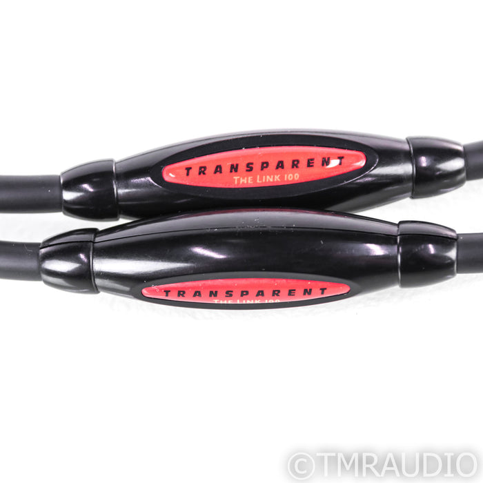 Transparent Audio The Link 100 RCA Cables; 1m Pair Interconnects