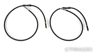 Shunyata Delta RCA Cables; 1m Pair Interconnects