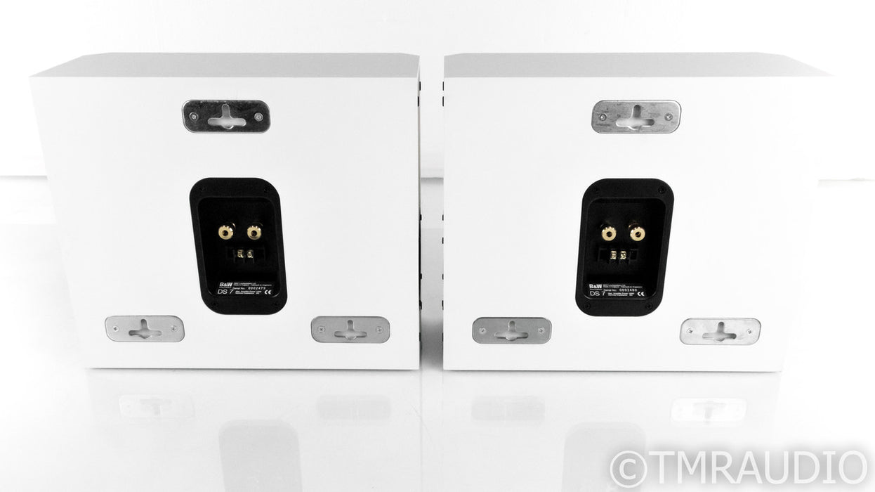 B&W DS7 On-Wall / Surround Speakers; White Pair DS-7
