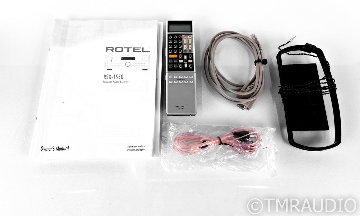 Rotel RSX-1550 5.1 Channel Home Theater Receiver; Remote