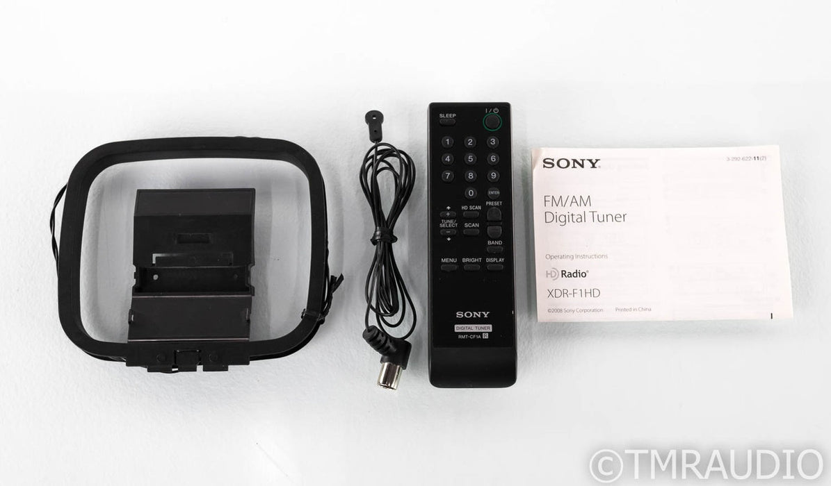 Sony XDR-F1HD AM / FM Digital Tuner; XDRF1; HD Radio; Remote