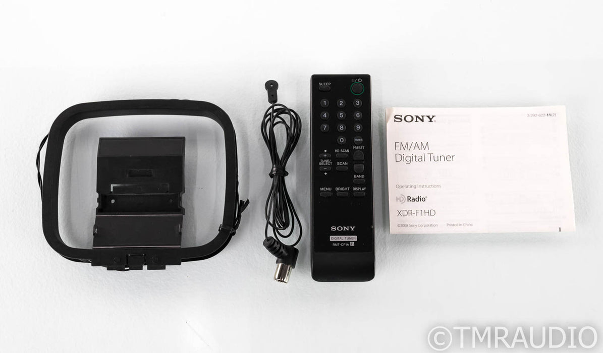 Sony XDR-F1HD AM / FM Digital Tuner; XDRF1; HD Radio; Remote