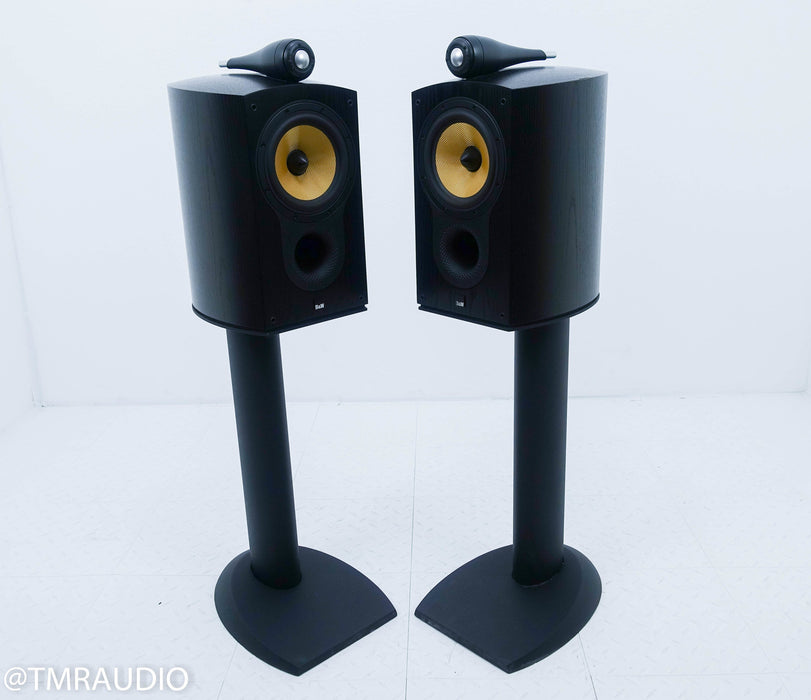 B&W 805S Bookshelf Speakers w/ Stands