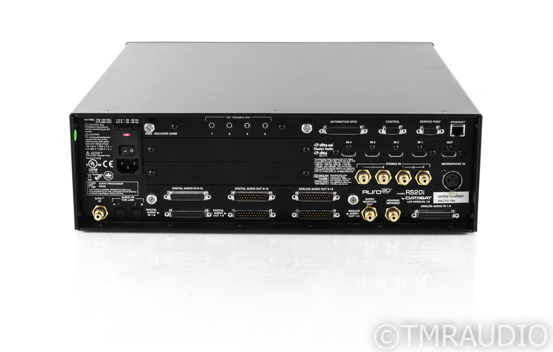 Datasat RS20i 16 Channel Home Theater Processor; RS-20i; Dirac Live