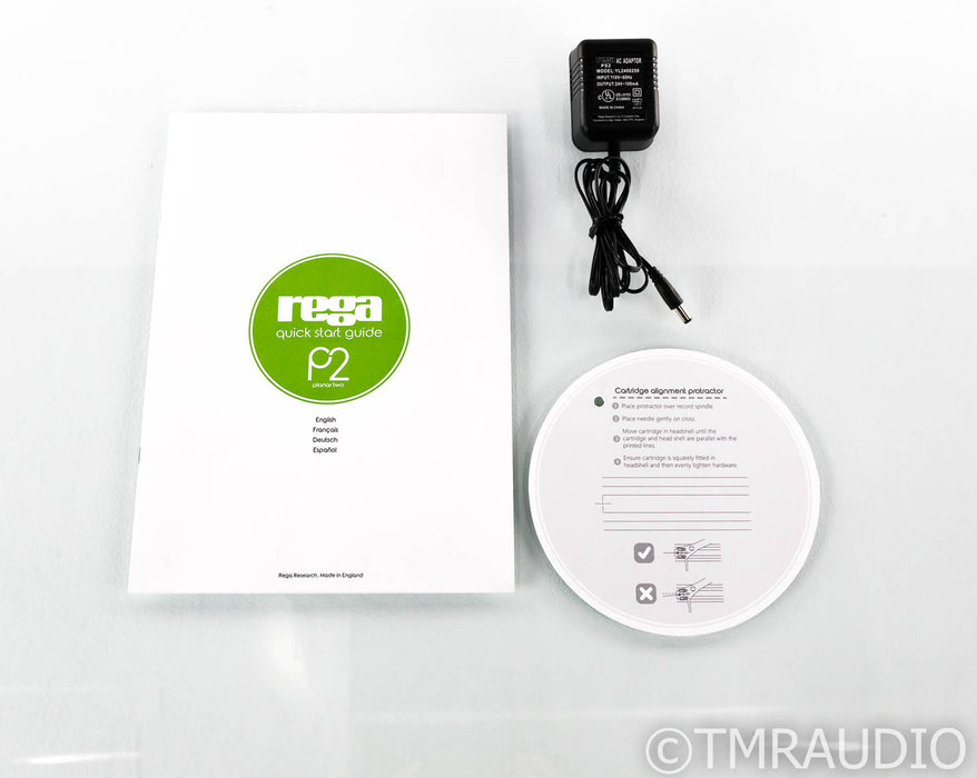Rega Planar 2 Turntable; RB 220 Tonearm; P2; Rega Carbon MM Cartridge