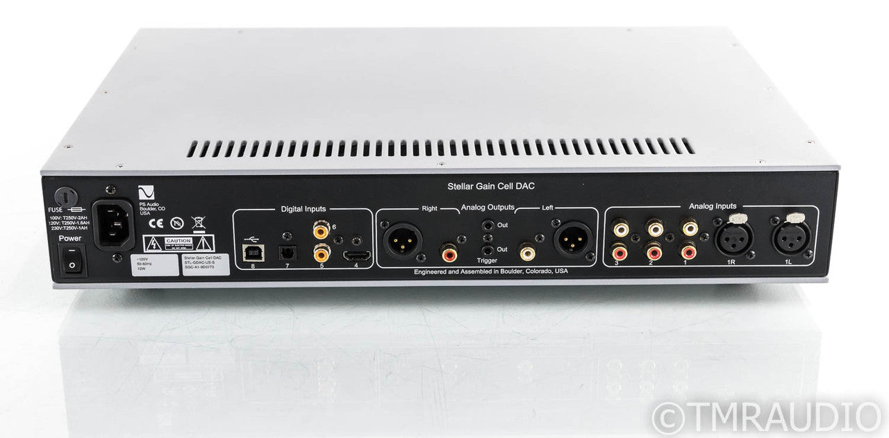 PS Audio Stellar Gain Cell DAC Preamplifier; D/A Converter; Remote; Silver (Used)