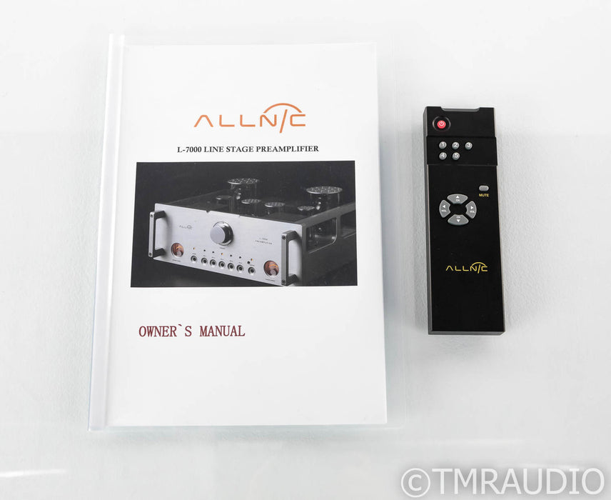 Allnic L-7000SE Stereo Tube Preamplifier; L7000SE; Special Edition; Upgraded Fuse (1/0)