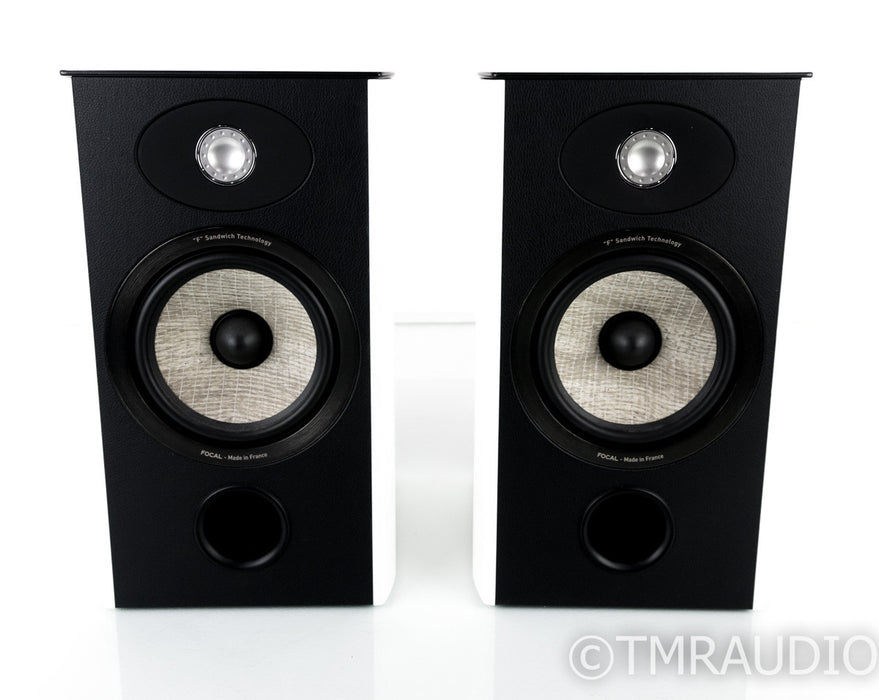Focal Aria 906 Bookshelf Speakers; Gloss White Pair