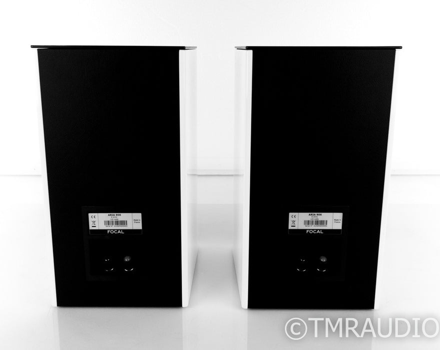 Focal Aria 906 Bookshelf Speakers; Gloss White Pair