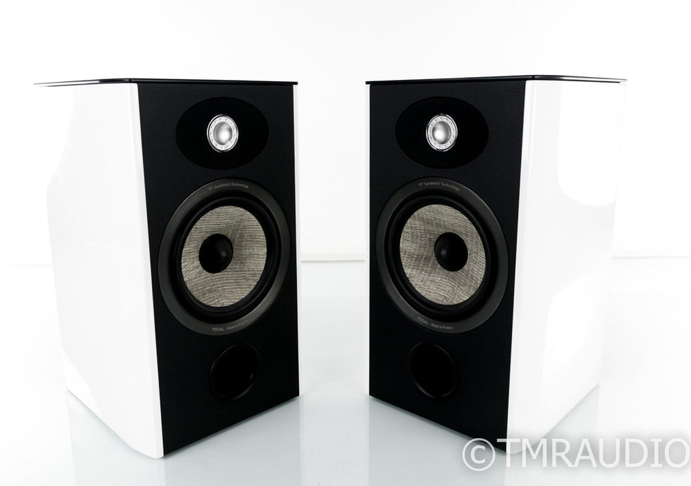 Focal Aria 906 Bookshelf Speakers; Gloss White Pair