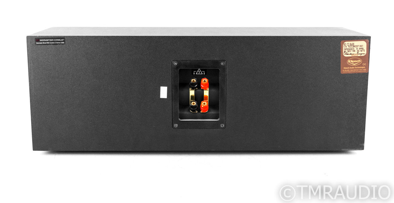 Klipsch RC-3 II Center Channel Speaker; Black; RC3