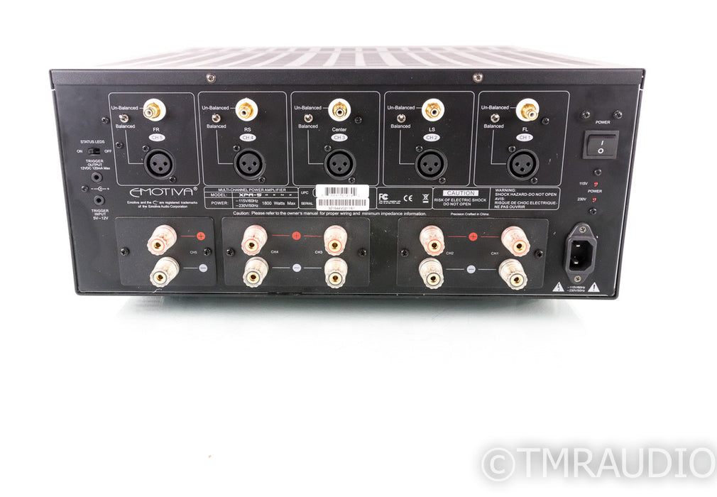 Emotiva XPA-5 Gen 2 5 Channel Power Amplifier; XPA5 MkII