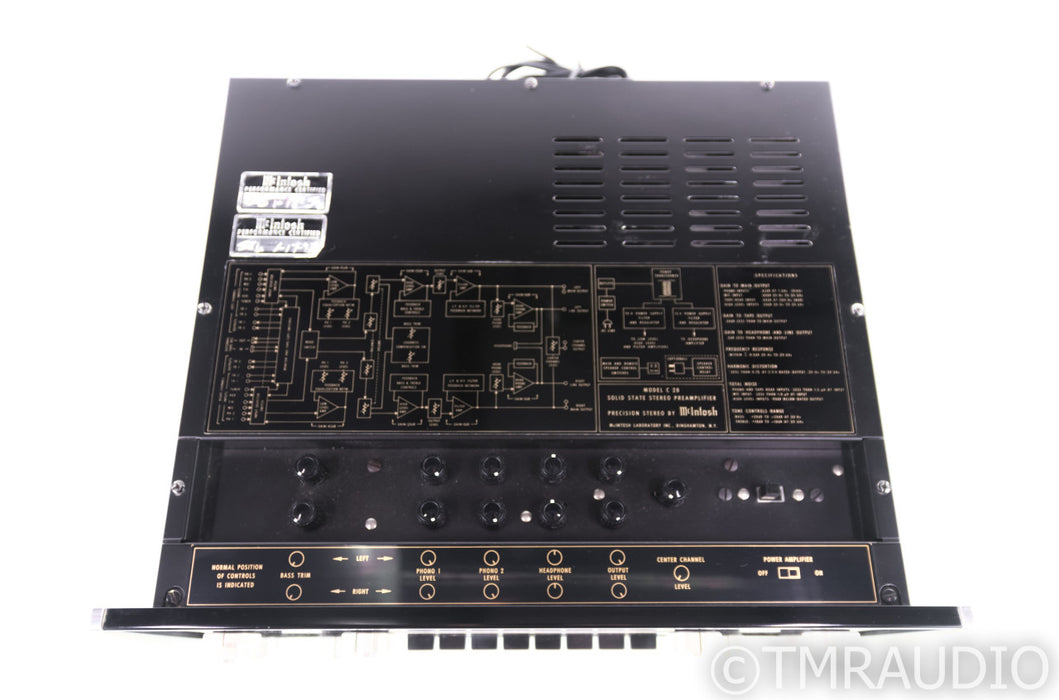 McIntosh C-28 Vintage Stereo Preamplifier; C28; MM Phono