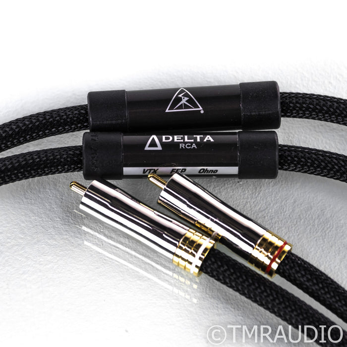 Shunyata Delta RCA Cables; 1m Pair Interconnects