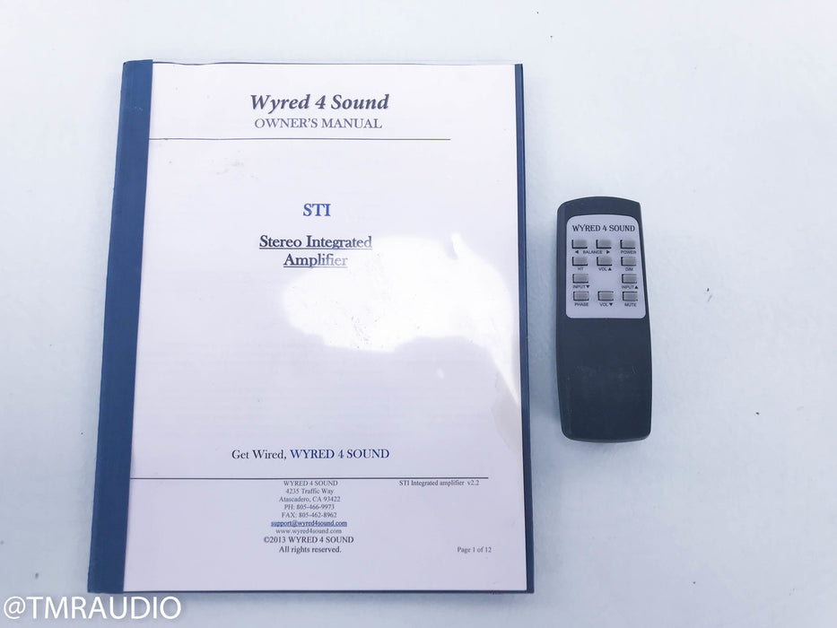 Wyred 4 Sound STI-500 Stereo Integrated Amplifier
