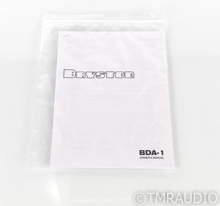 Bryston BDA-1 DAC; D/A Converter; BDA1