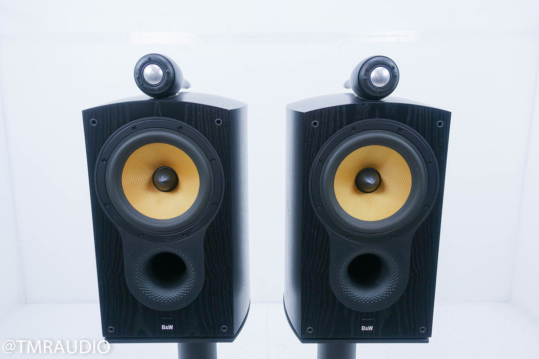 B&W 805S Bookshelf Speakers w/ Stands