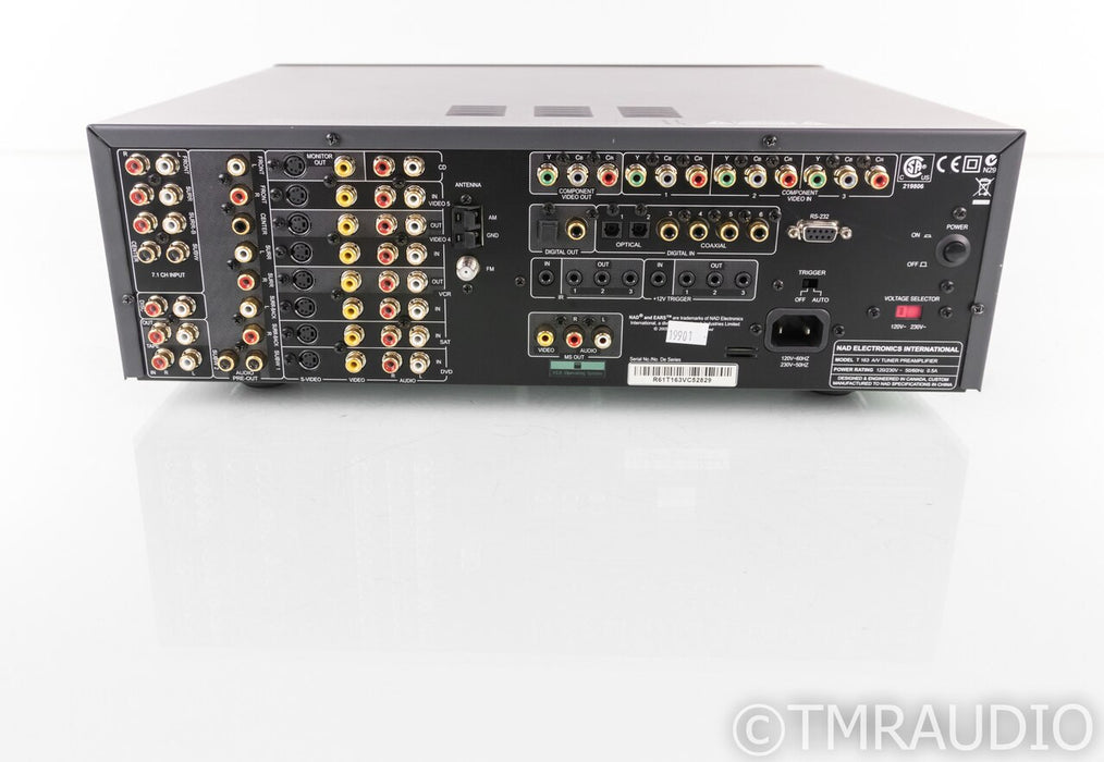 NAD T163 7.1 Channel Home Theater Processor; T-163; Remote; AM / FM Tuner
