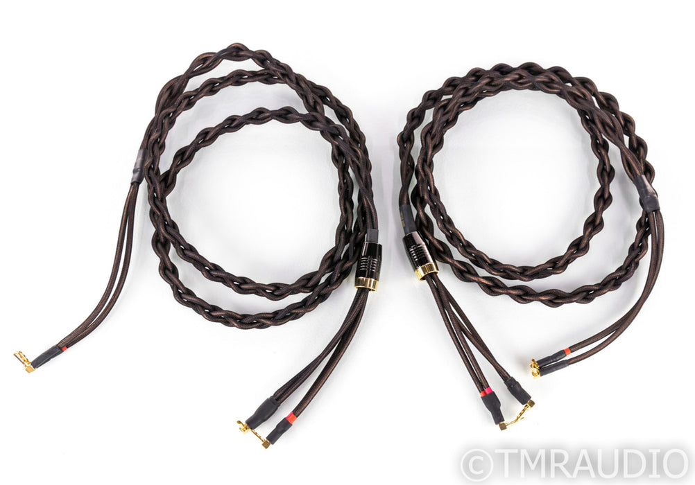 Maze Audio Ref4 Speaker Cables; 8ft Pair; 90 BFA Terminations