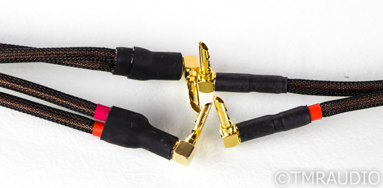 Maze Audio Ref4 Speaker Cables; 8ft Pair; 90 BFA Terminations