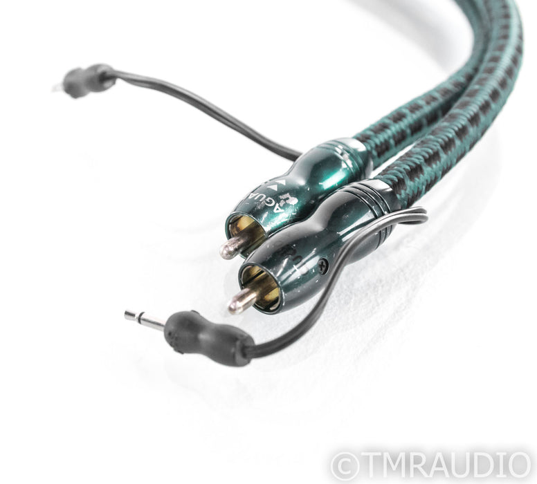 AudioQuest Jaguar RCA Cables; 1m Pair Interconnects (No DBS Bricks)