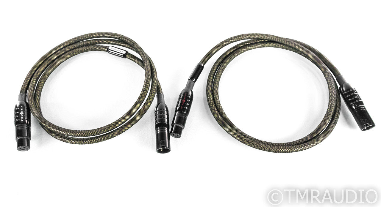 WireWorld Gold Eclipse 7 XLR Cables; 1.5m Pair Balanced Interconnects