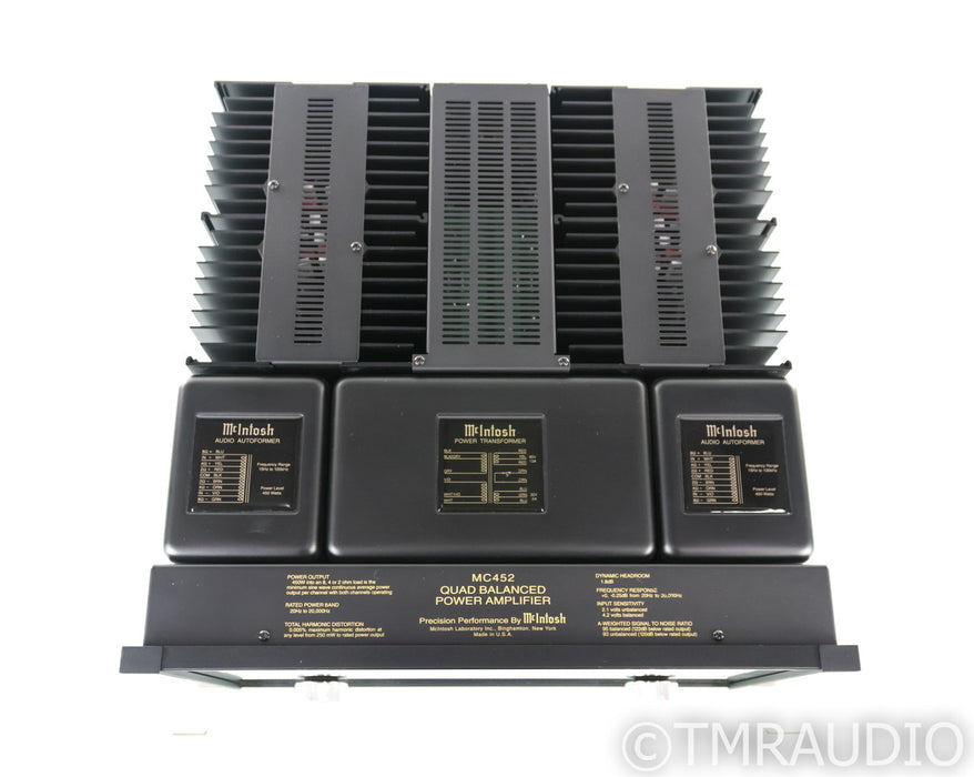 McIntosh MC452 Stereo Power Amplifier; MC-452 (1/7)