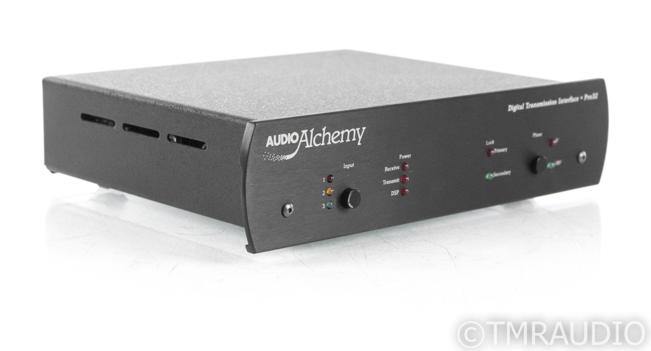 Audio Alchemy Digital Transmision Interface Pro 32 Jitter Filter; D/D Converter