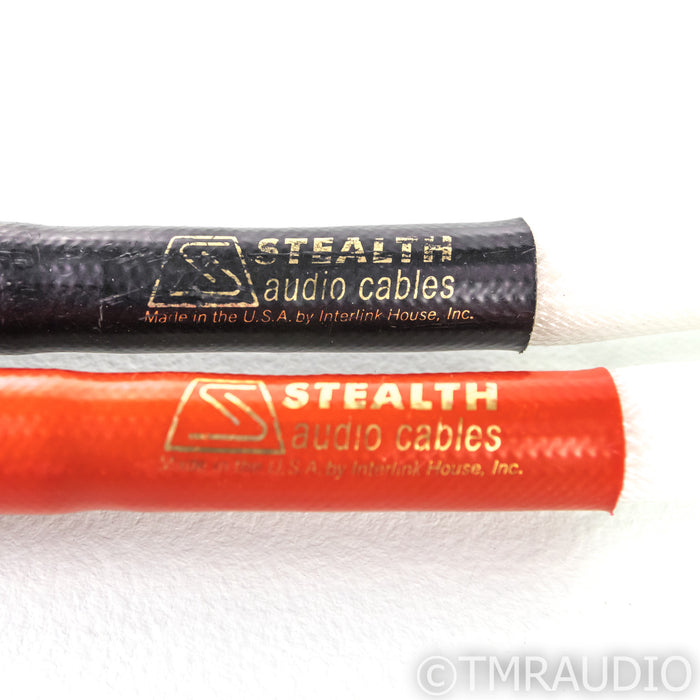 Stealth Audio Indra XLR Cables; 1m Pair Balanced Interconnects; Rev P