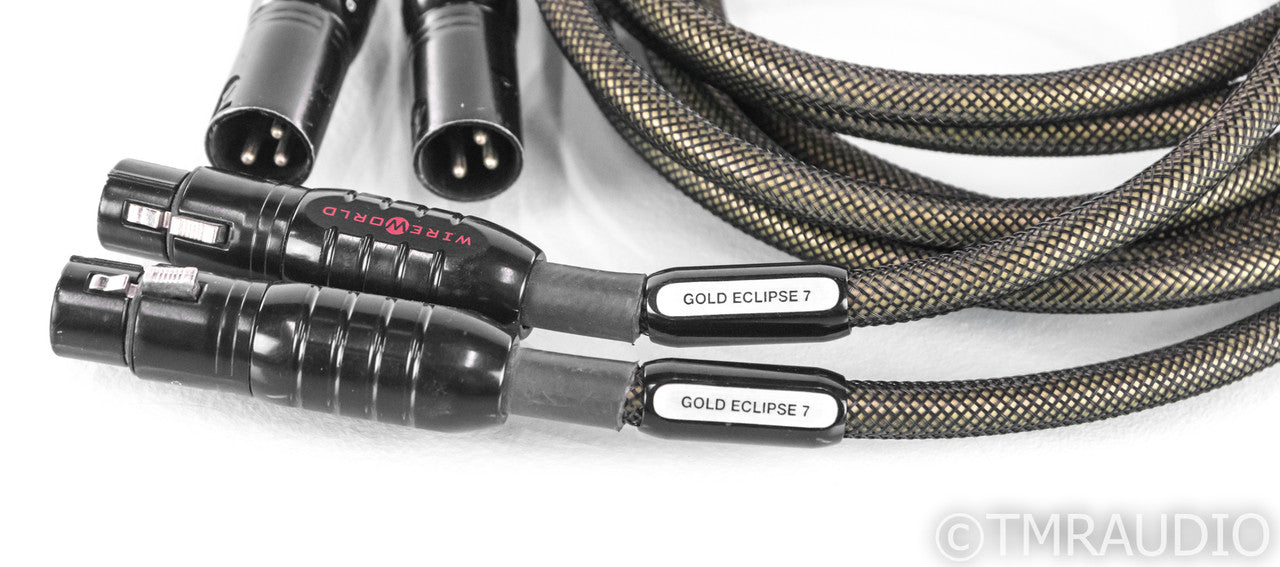 WireWorld Gold Eclipse 7 XLR Cables; 2m Pair Balanced Interconnects