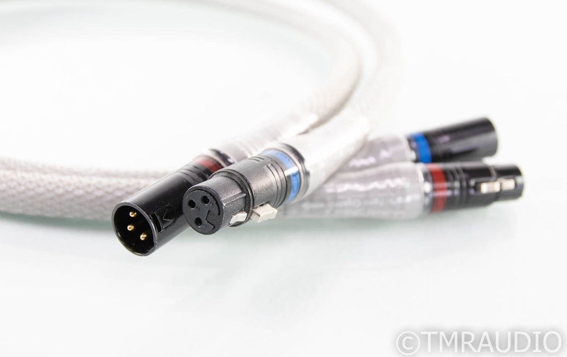 Acoustic Zen Silver Reference II XLR Cables; 1m Pair Balanced Interconnects